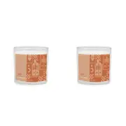 2PK Porto Illumina 425g Scented Wax Candle Peachy Paradise Home Decor Fragrance