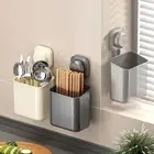 Wall Mounted Face Towel Storage Box Ginger Garlic Storage Baskets for Home
