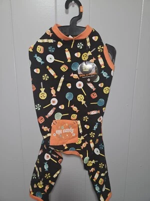 Thrills and Chills EYE CANDY Halloween Pet Dog Costume MEDIUM GLOW IN THE DARK
