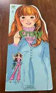 Vintage 1975 Crissy Uncut Original Paper Doll Whitman Ideal