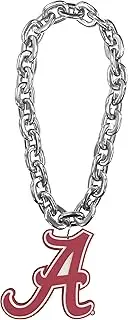 aminco Alabama Crimson Tide Fan Chain, Silver, Plastic, No Gemstone