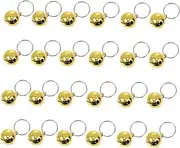 24pcs Pet Bell Accessories Adorable Dog Bells Dog Collar Bell Ring Doorbell Wired with Chime Bell for Dogs to Ring to Go Outside Puppy Dog Collar Bell for Cat Collar Pets Metal