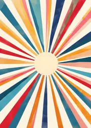 [Namly Design] Poster - Vibrant Sunbeam