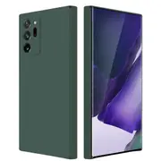 MCC For Samsung Galaxy Note20 Ultra 4G 5G Soft Liquid Silicone Shockproof Case Cover N985 N986 [Dark Green]