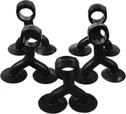 GETAJGHSD 5pcs No Drill Silicone Door Stopper Pads with Dual Suction Cups Wall Protectors for Door Handles for Rvs Kitchens Bathrooms Sturdy Secure Protection