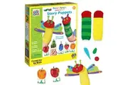Creativity for Kids The Very Hungry Caterpillar Story Puppets: Sock Puppet Kit for Toddlers from The World of Eric Carle, Crafts for Kids Ages 3-5+