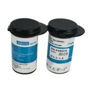 Portable Blood Glucose Monitoring Kit Test Strips and Lancets Ergonomic Design