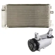 For Mini Cooper 2008 AC Compressor w/ A/C Condenser & Drier (for: Mini)
