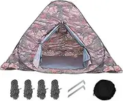 Outdoor Tent,Waterproof Tent | Instant Setup Foldable Awning Canopy Sun Shade Heavy Duty Beach Shelter for Photography Construction Sites Farmers Markets Trips Backyard Parties Sports