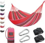 Hammock, Brazilian Style Hammock with Tree Straps Hanging Durable Hammock, Porta