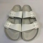 Birkenstock New w/ Box Arizona White Leather Exquisite Regular Width Select Size