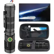 Rechargeable Flashlight High Lumens, High Lumens Super Bright Magnetic Flash ...