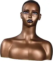 Generic Mannequin Head Smooth Manikin Head Bust for Displaying Earrings Jewelry