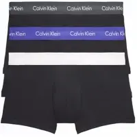 在飛比找momo購物網優惠-【Calvin Klein 凱文克萊】3件一組黑色 小字短版