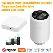ZigBee TRV Thermostat Tuya Radiator Actuator Valve Smart Programmable Controller