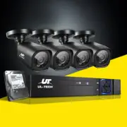 CCTV Security System 1080P 4 Camera Outdoor Home Surveillance 8 Channel DVR