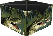 Desk Organizers and Storage,Small Desk Organizer,1-Pc,Animal Crocodile Art Illustration