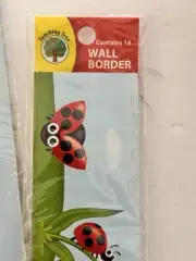 Teaching Tree Wall Border School Classroom Ladybugs & Butterflies 14 Per Pkg