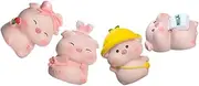 HEALEEP 4pcs Cute Car Dashboard Decor Adorable Simulated Animal Ornaments for Car Interior Fun Dashboard Accessories to Enhance Your