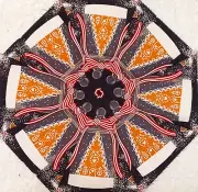16 9.5" Gingerbread Village #2 * Stack 'n Whack Quilt Blocks * Kaleidoscope