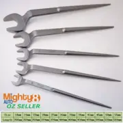 Industrial Single Podger Offset Open Spanner Construction Wrench w Pin (17-55mm)