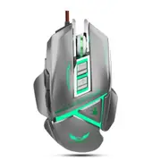 11 Keys Game Mouseful Macro Programming Mouse 3200Dpi Adjustable For Zzerodate X400Gy Grey