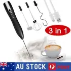 Electric Milk Frother USB Rechargeable Eggs Frother Wand Milk Foamer Drink Mixer