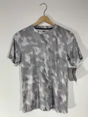 Russell Athletic Youth Large Gray Camo T-Shirt Athletic Top Dri-Power