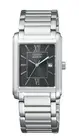 Citizen Watch Collection Eco-Drive Square Crystal Silver Black FRA59-2431