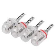 4PACK Audio Speaker HIFI Screw 4mm Banana Plug Cable Connector DIY Adapter