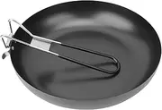 Leapiture Non Stick Camping Skillet Foldable Outdoor Pan Backpacking Frying Pans Camping Picnic Hiking Utensils for Outdoor Hiking Backpacking Kitchen