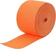 uxcell Elastic Bands for Sewing 3" 10 Yard Orange Knit Elastic Spool High Elasticity for Wigs, Waistband, Pants