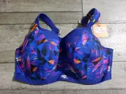 Panache Women's High Impact Underwire Sports Bra, 5021R, Sz 32HH, Neon Rave
