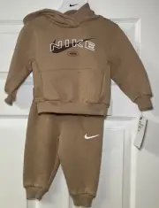 Little Boys 12 mo Long Sleeve Fleece Graphic Hoodie and Jogger Pants Set