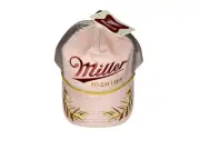 Miller High Life Beer Rope Trucker Snapback Hat Cap Retro 80’s Tan Corduroy NWT