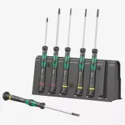 Wera 118152 Kraftform Micro Slotted/Phillips Precision Screwdriver Set + Rack