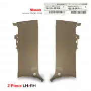 For Nissan Navara D40 Frontier 2006 - 14 Pair Garnish Back Pillar Lower Brown
