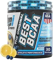 BPI Sports Best BCAA - BCAA Powder - Branched Chain Amino Acids - Muscle Recovery - Muscle Protein Synthesis - Improved Performance – Hydration – Blueberry Lemonade - 30 Servings - 10.58 oz