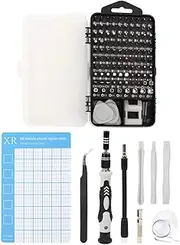 Screwdriver Set CRV Screwdriver Bit Kit Professional Mobile Phone Repair Tool Computer Disassembly Hardware Tool Kit with Storage Box Lightweight Compact Ergonomic Design AntiSkid
