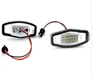 GZCRDZ Super Bright 18-SMD OEM Replacement LED License Number Plate Light Lamps for Honda Acura MDX RL TL TSX ILX Civic Accord Odyssey