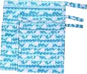 LIFKOME 3Pcs Diaper Storage Pouch Wet Dry Bags for Nursery Versatile Nappy Bag for Diapers Wipes and Essentials Convenient Organization