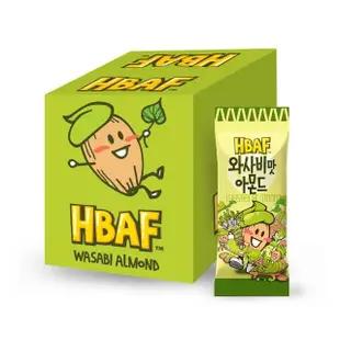 【HBAF】杏仁果30gx12包/盒(蜂蜜奶油/山葵)