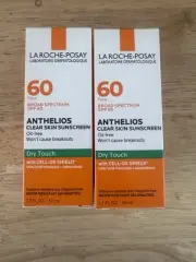 La Roche-posay Anthelios Clear Skin Oil-Free SPF 60 1.7oz Exp 02/2026. Free Ship
