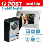 7" LCD Intercom Video Door Bell Phone Camera+Monitor Home Office Security System
