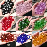 50Pc 14MM Octagon Faceted Glass Crystal Prism Window Decoration Beads Lamp Parts
