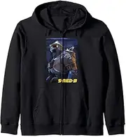 [STAR WARS] Obi-Wan Kenobi 5-NED-B Droid Portrait Zip Hoodie
