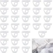 30pcs Transparent Plastic Table Cloth Clips, Clear Tablecloth Clips Table Cloth Fixing Table Cloth Holder Clips Picnic Tablecloth Clamps for Indoor Outdoor Home Camping Picnic