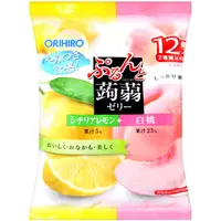 在飛比找PChome24h購物優惠-ORIHIRO 蒟蒻果凍-檸檬&白桃 (240g)