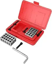Machinist 23 Holes, 1-2-3 Blocks Machinist, Steel Professional Hole Blocks, for Milling Machine Industry Easy to Use