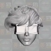 Carrie Kelley Robin v1 custom head for McFarlane DC Multiverse & other figures
